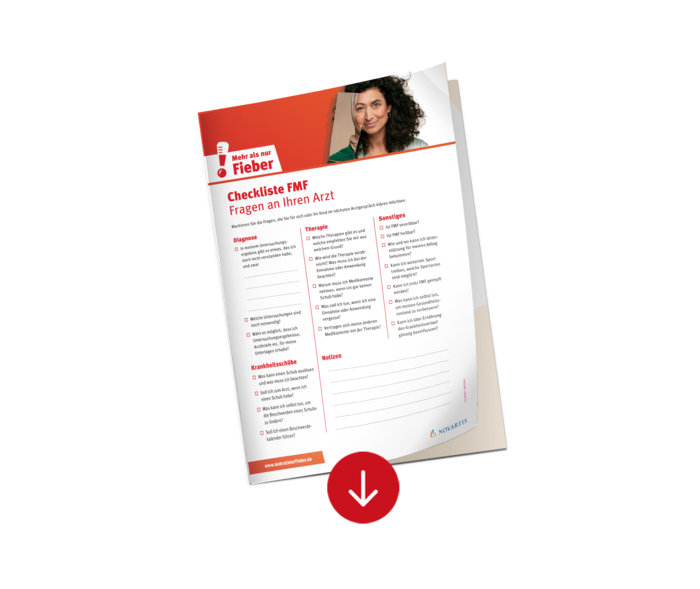 Eine Checkliste für den Arztbesuch bei FMF