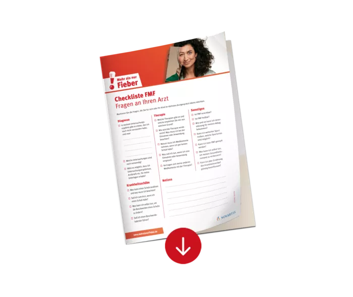 Eine Checkliste für den Arztbesuch bei FMF