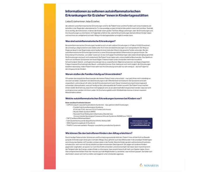 Vorschau auf das Infoblatt