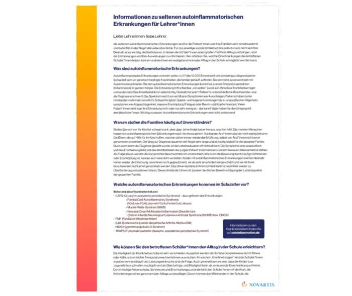 Vorschau auf das Infoblatt